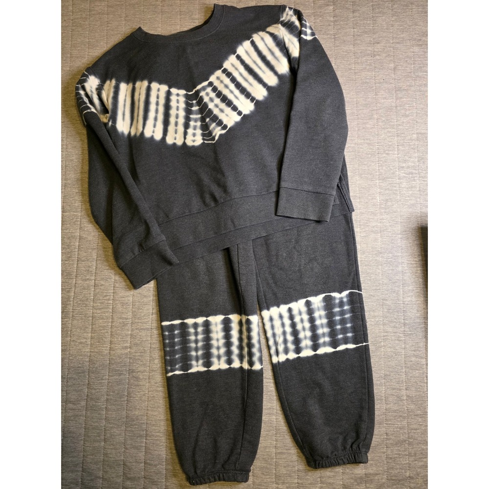 1447 More Than Magic Girls Gray Tie Dye Sweatshirt and Joggers Set Size M 7/8